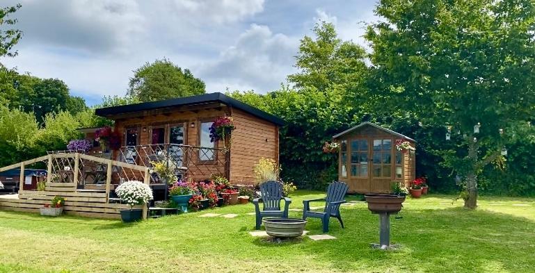 Cherry Tree Glamping Lodge Somerset  Exterior foto